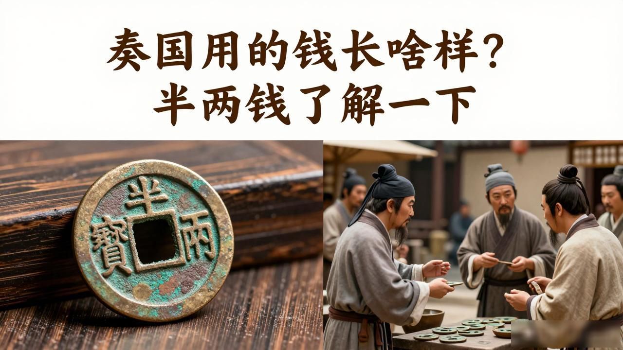 秦国用的钱长啥样？半两钱了解一下