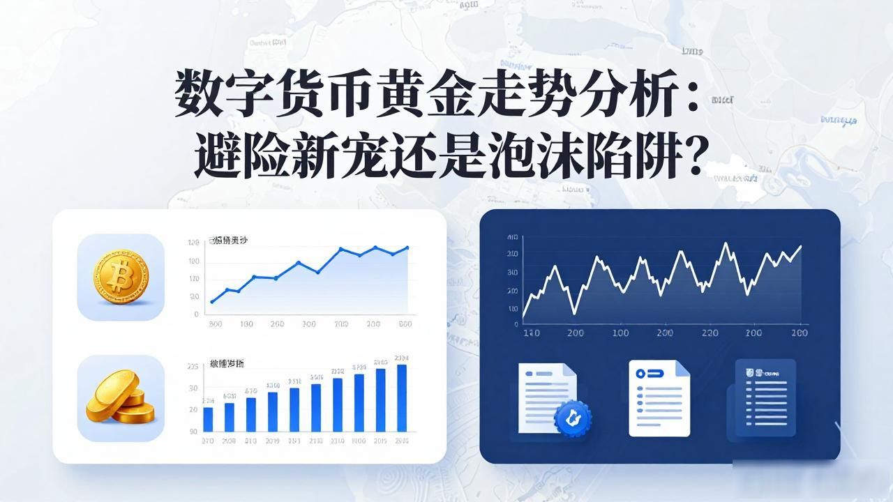 数字货币黄金走势分析：避险新宠还是泡沫陷阱？