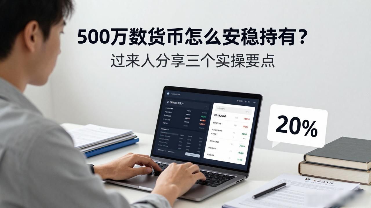 500万数字货币怎么安稳持有？过来人分享三个实操要点