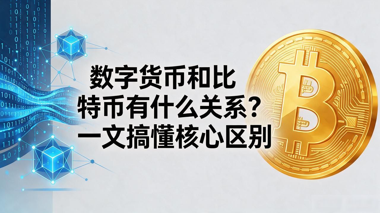 数字货币和比特币有什么关系？一文搞懂核心区别