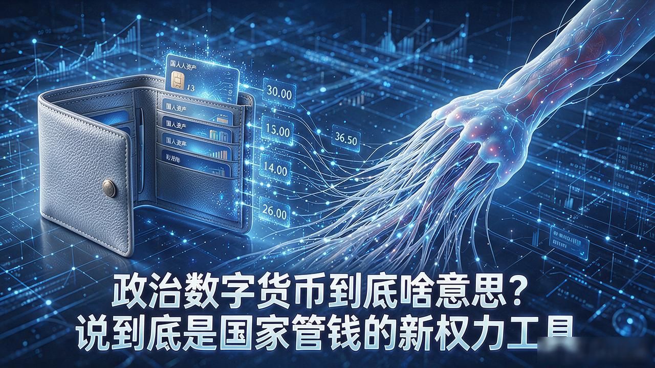 政治数字货币到底啥意思？说到底是国家管钱的新权力工具