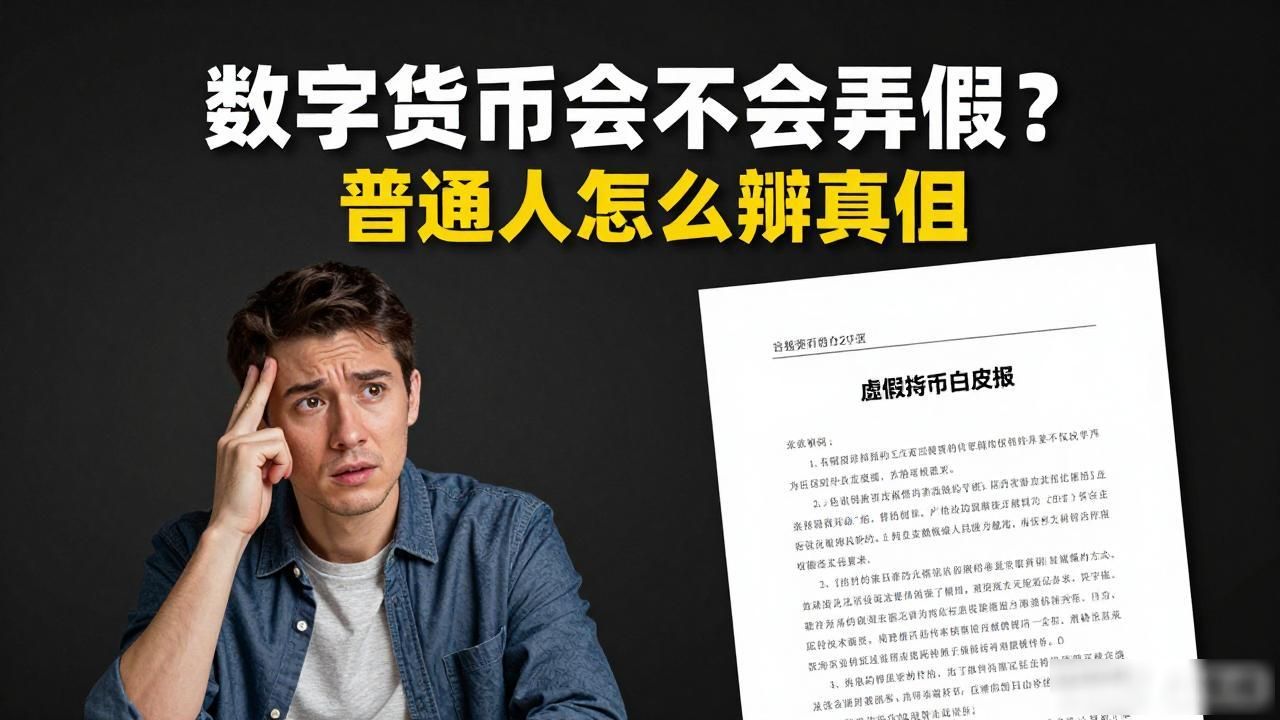 数字货币会不会弄假？普通人怎么辨真假