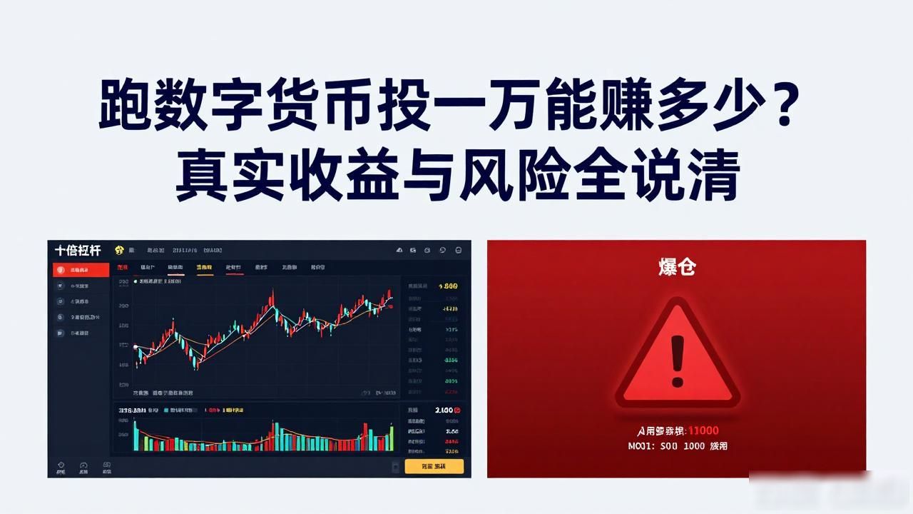 跑数字货币投一万能赚多少？真实收益与风险全说清