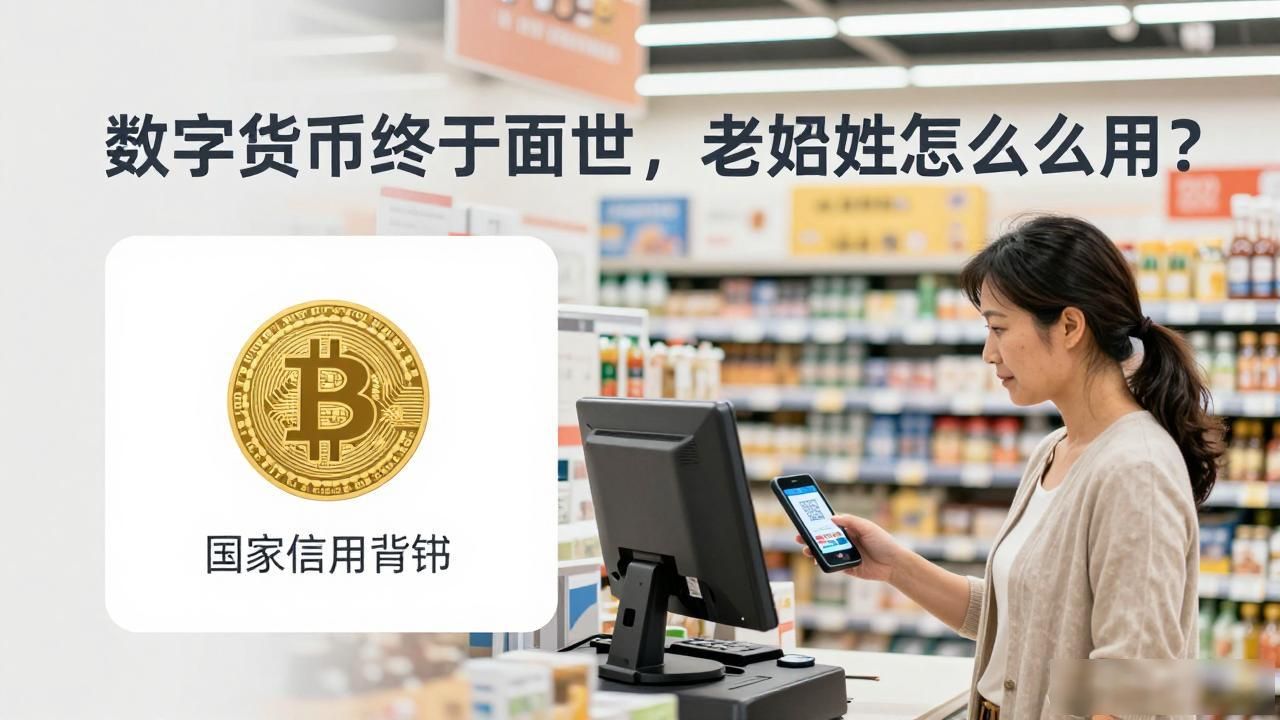 数字货币终于面世，老百姓该怎么用？