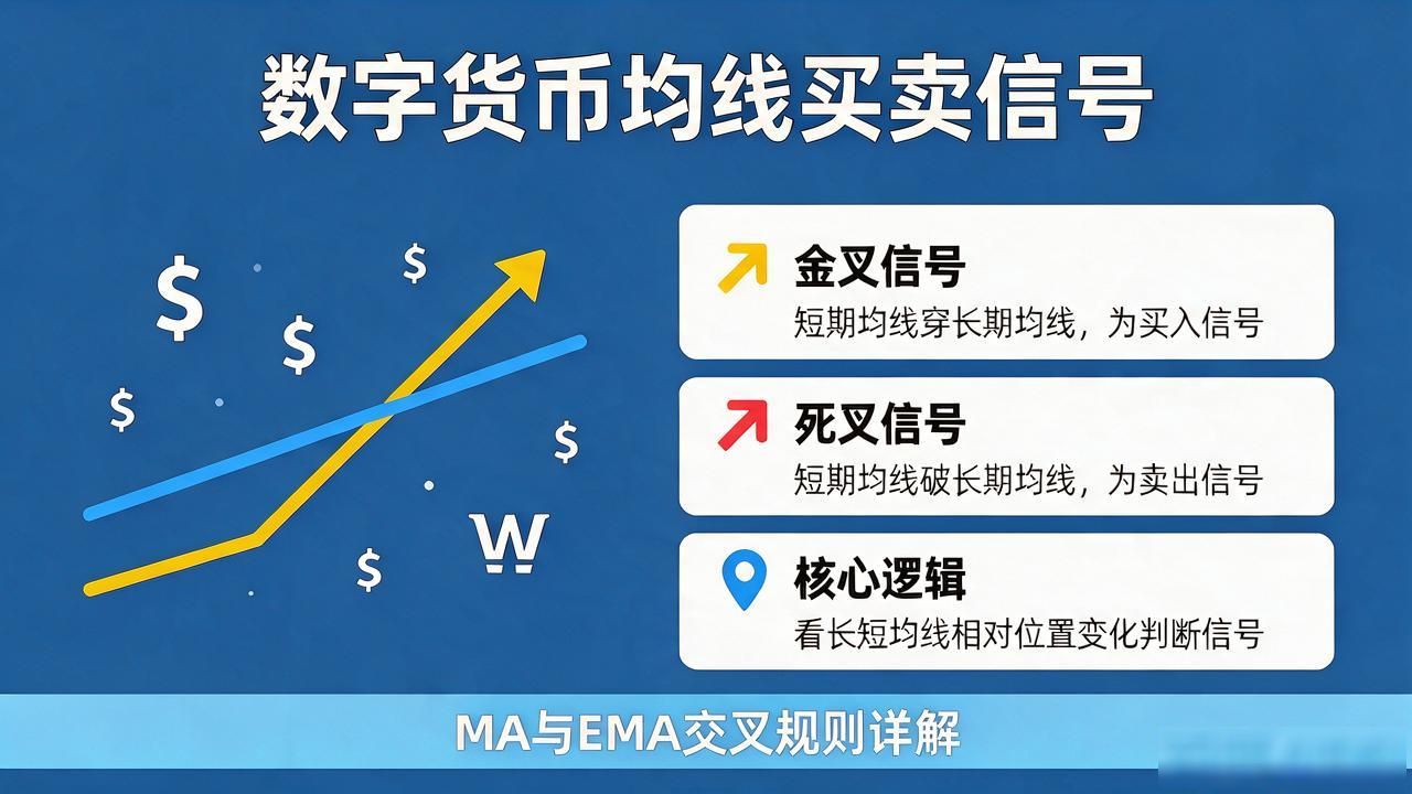 数字货币MA与EMA交叉怎么用？老交易员详解买卖信号