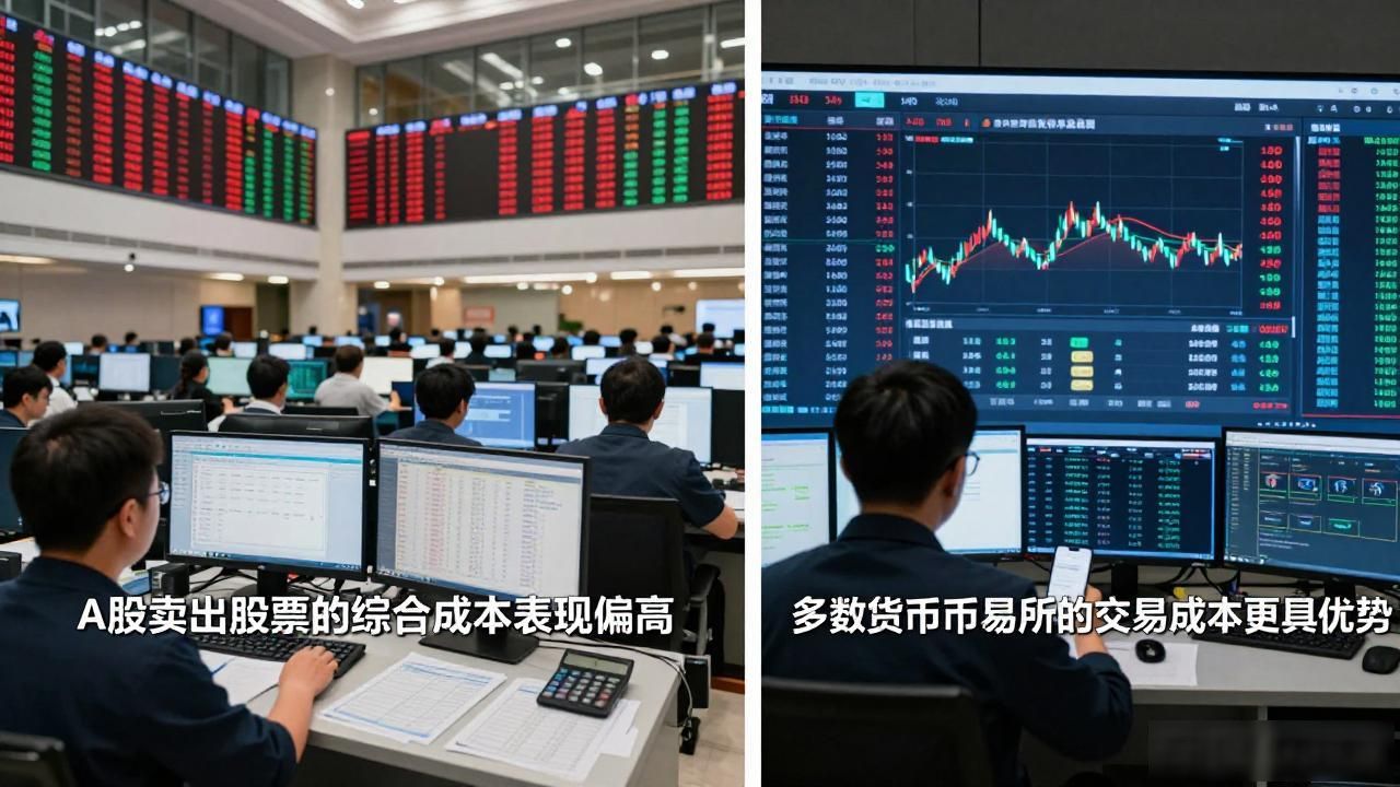 数字货币交易成本高吗？和股票比谁更省钱