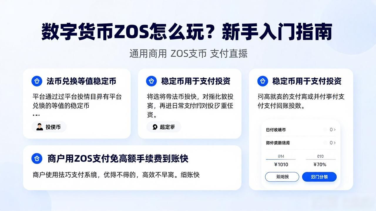 数字货币ZOS怎么玩？新手入门指南