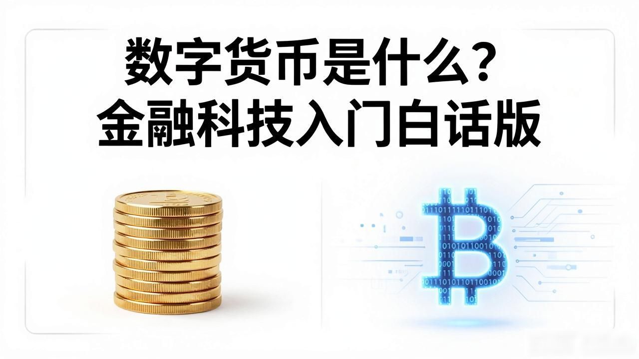 数字货币是什么？金融科技入门白话版
