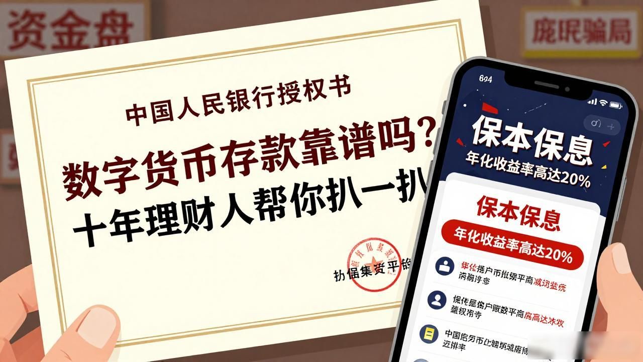 数字货币存款靠谱吗？十年理财人帮你扒一扒