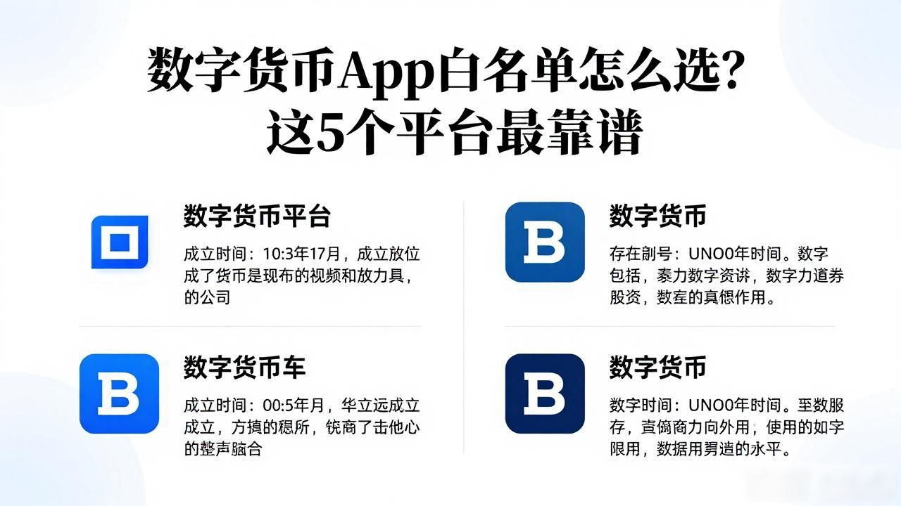 数字货币交易平台白名单_数字货币app白名单_正规数字货币交易平台选择标准