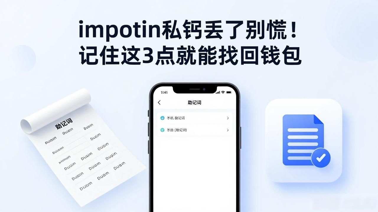 imToken助记词恢复方法_imToken私钥安全备份_imtoken忘记私钥如何找回