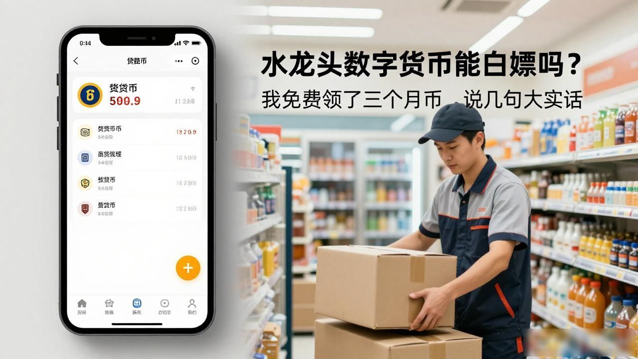 水龙头数字货币能白嫖吗？我免费领了三个月币，说几句大实话