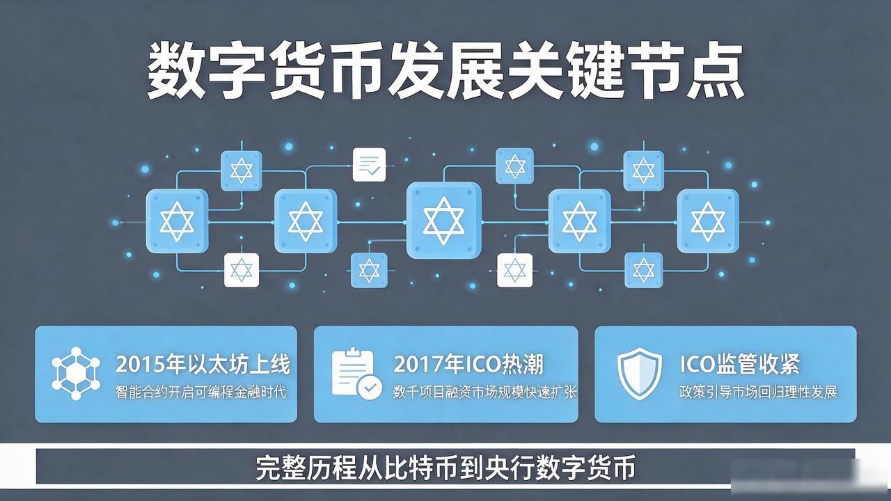 数字货币发展时间表：从比特币到央行数字货币的完整历程