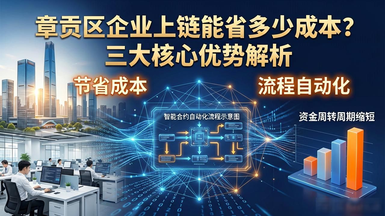 章贡区企业上链能省多少成本？三大核心优势解析