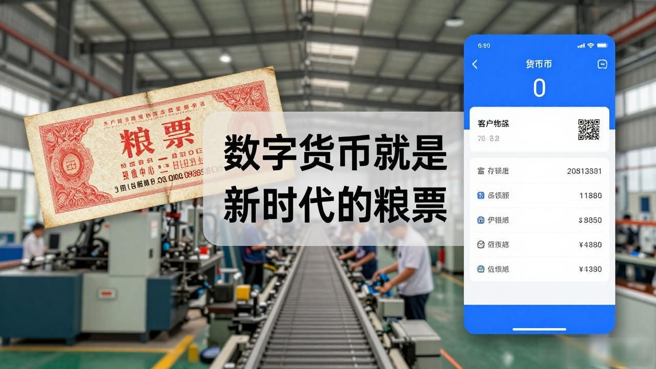 数字货币就是新时代的粮票，看懂底层逻辑才不吃亏