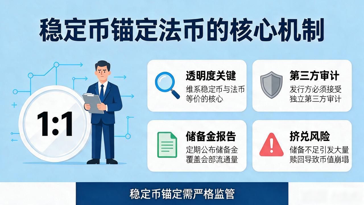 数字货币稳定币如何做到与法币等价