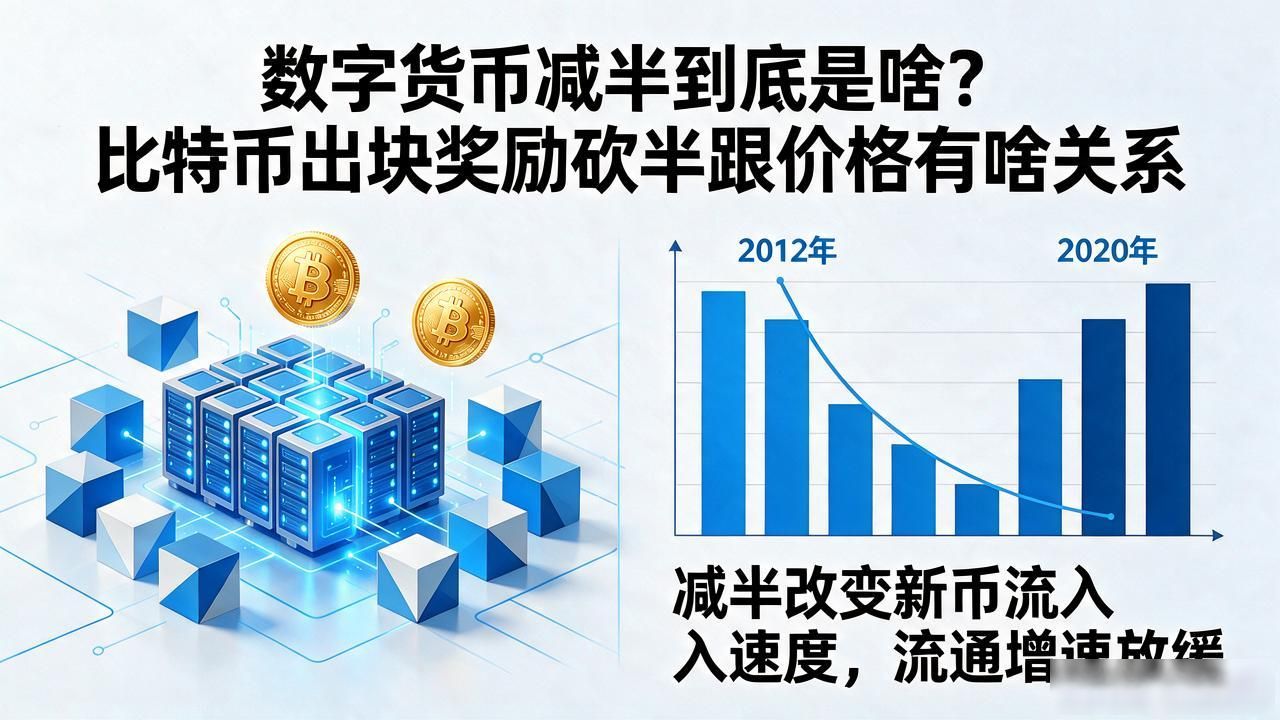 数字货币减半到底是啥？比特币出块奖励砍半跟价格有啥关系