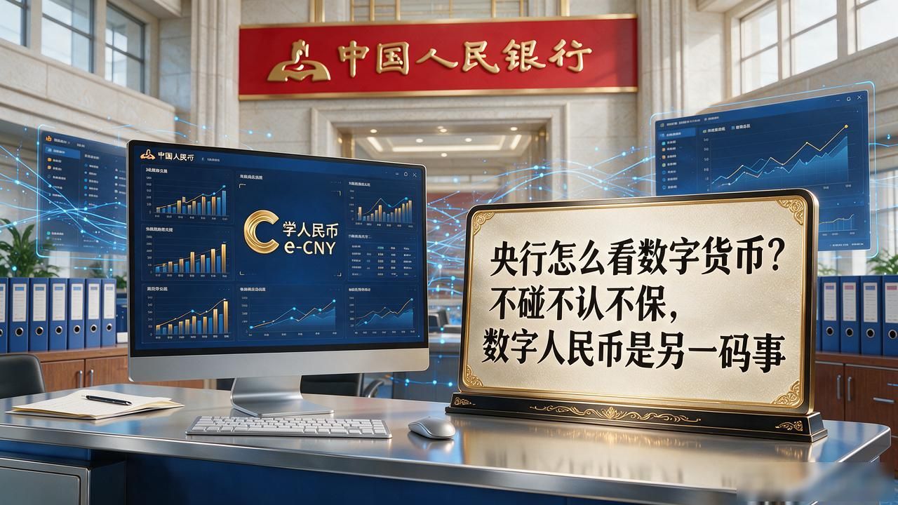 央行怎么看数字货币？不碰不认不保，数字人民币是另一码事