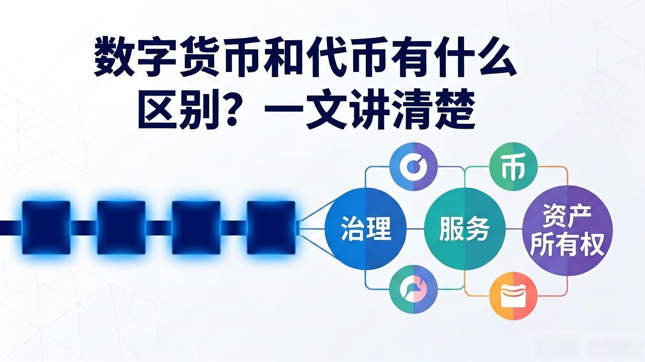 数字货币和代币有什么区别？一文讲清楚