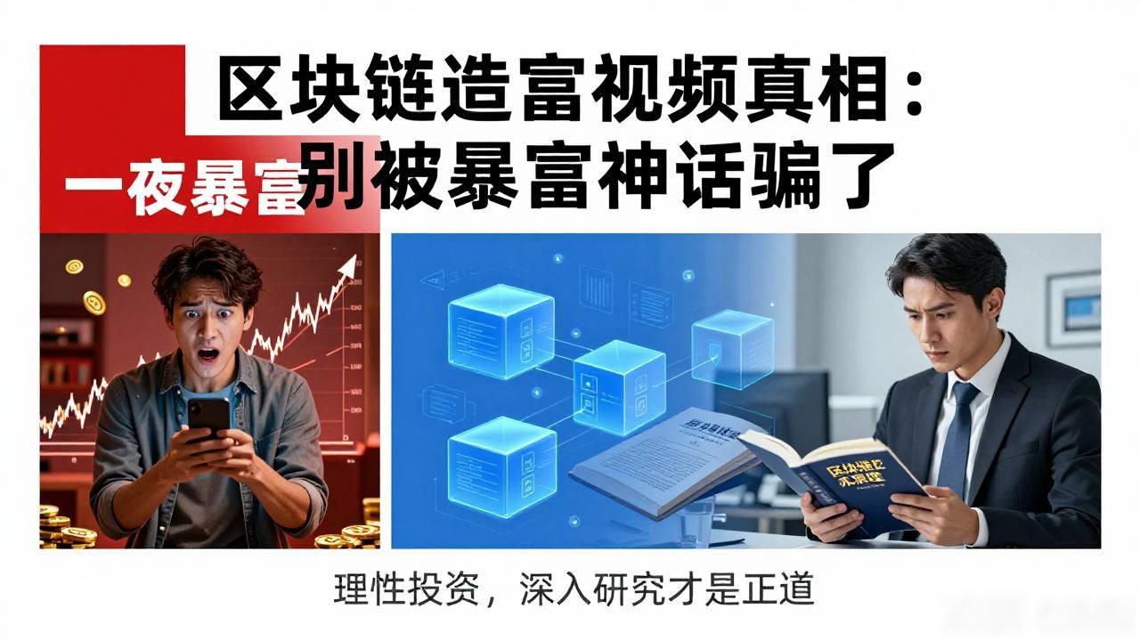 区块链造富视频真相：别被暴富神话骗了