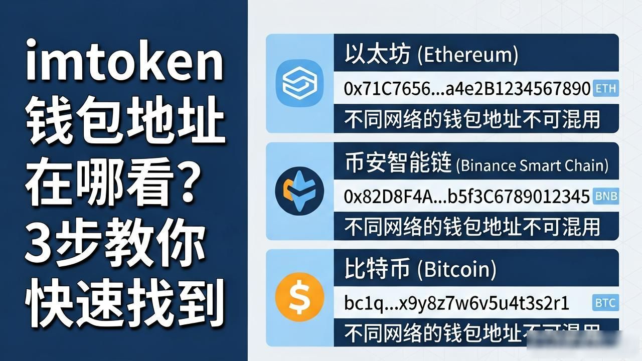 imtoken钱包地址在哪看？3步教你快速找到