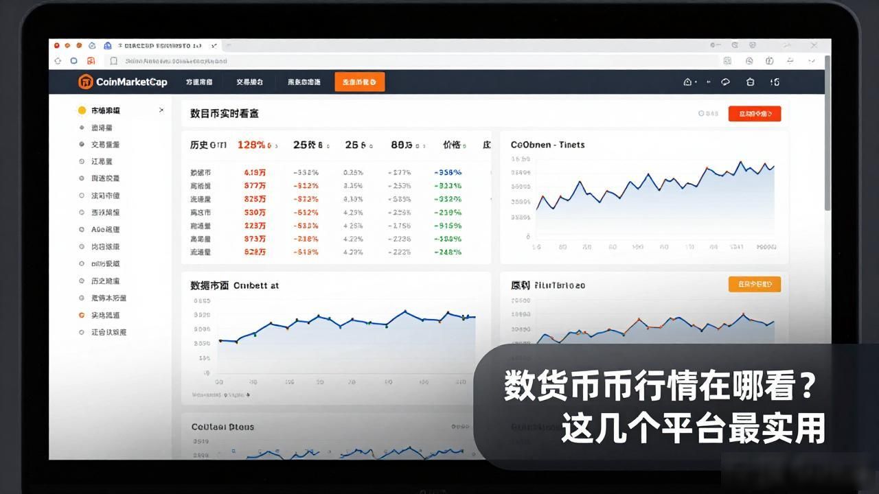 数字货币行情在哪看？这几个平台最实用