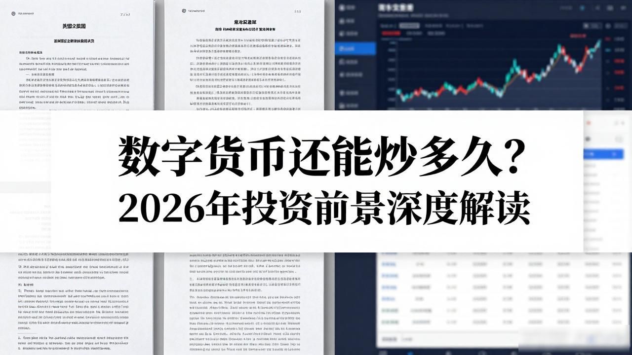 数字货币还能炒多久？2026年投资前景深度解读