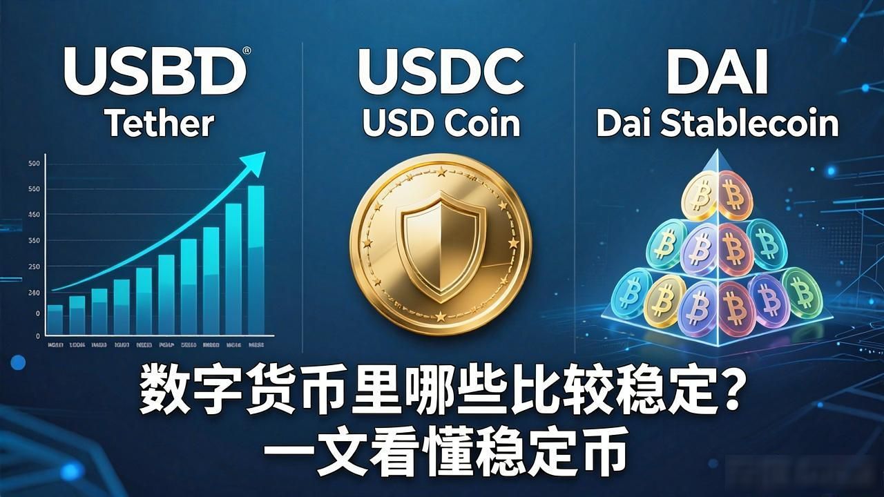 数字货币里哪些比较稳定？一文看懂稳定币