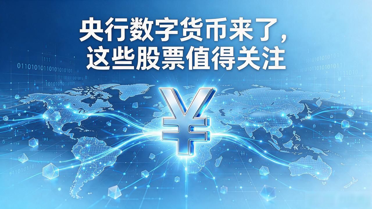 央行数字货币来了，这些股票值得关注