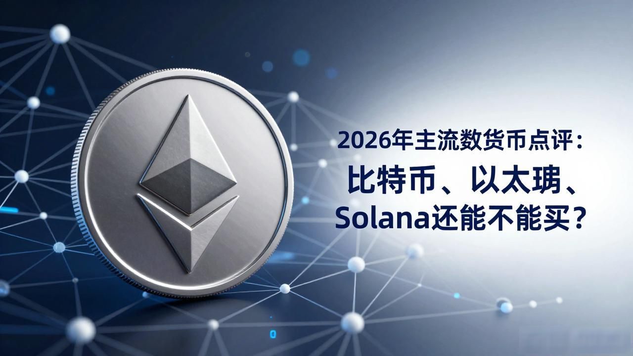 2026年主流数字货币点评：比特币、以太坊、Solana还能不能买？