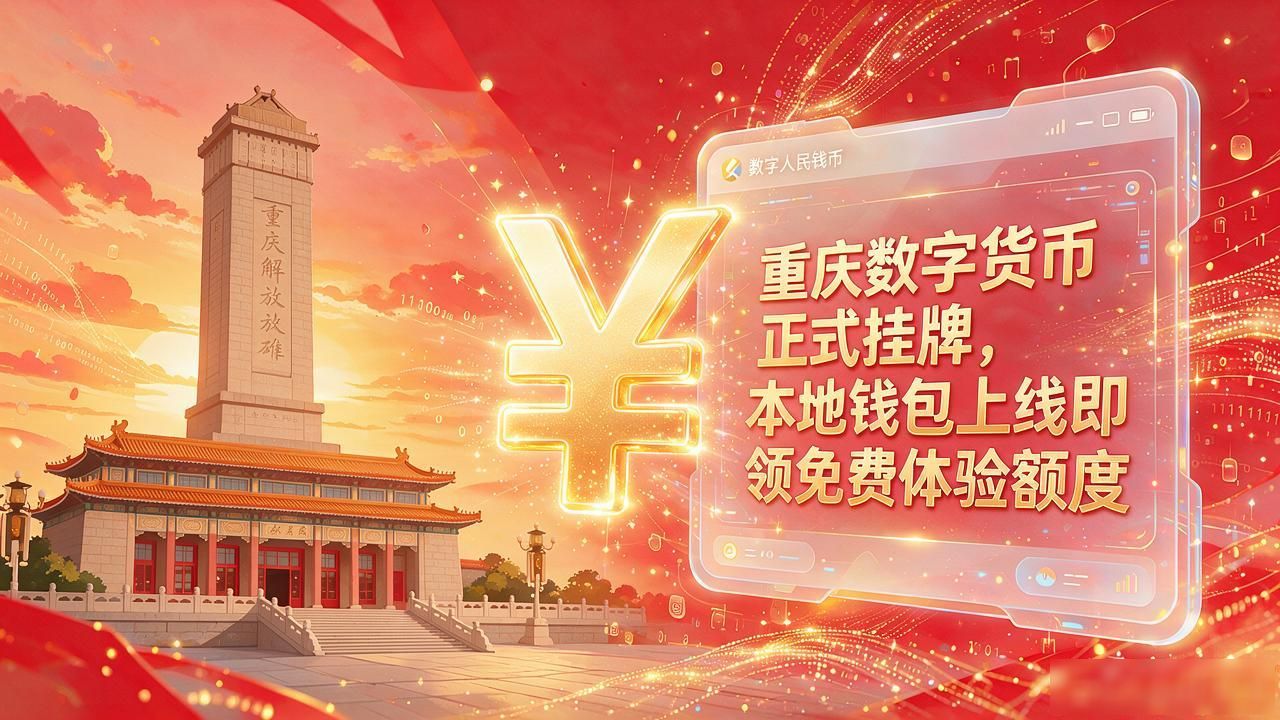 重庆数字货币正式挂牌，本地钱包上线即领免费体验额度