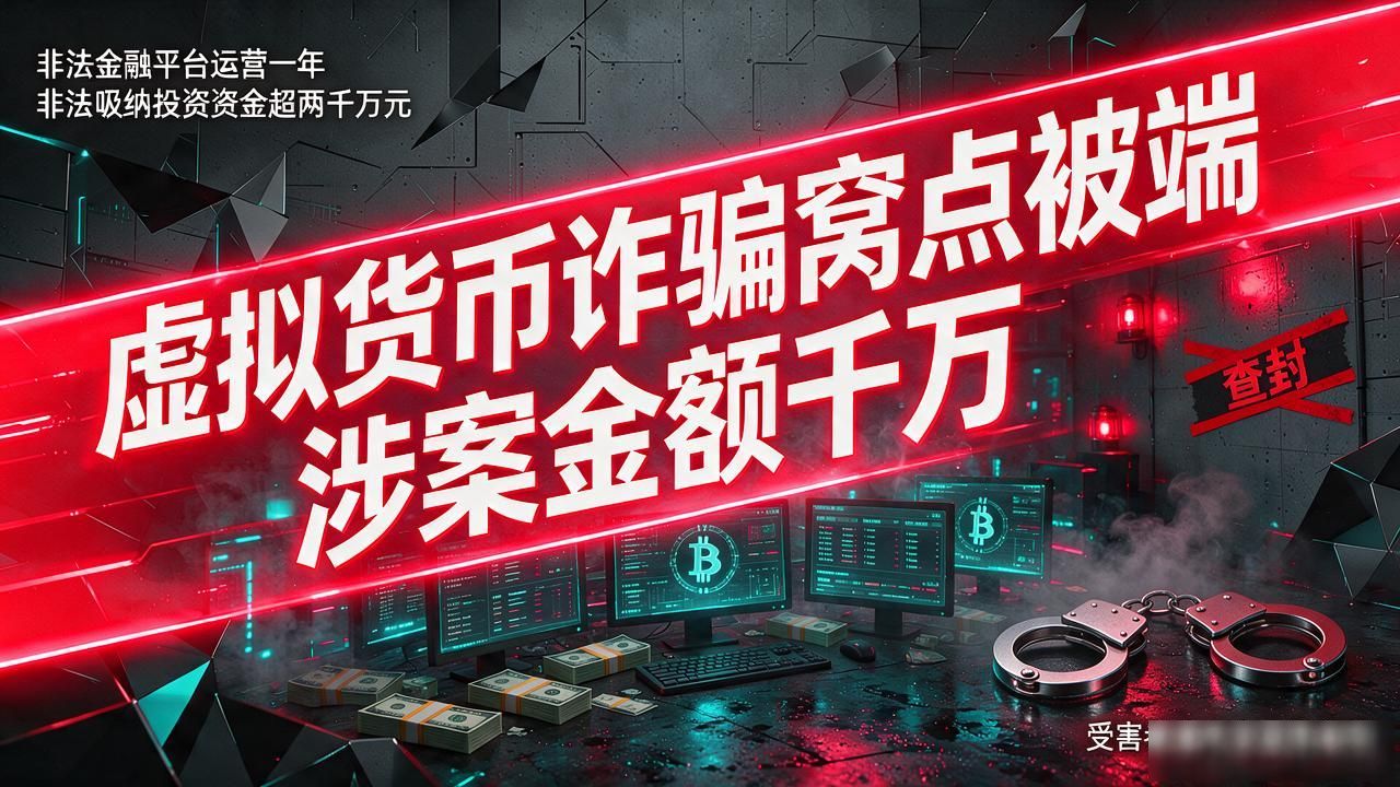 虚拟货币诈骗窝点被端 涉案金额千万