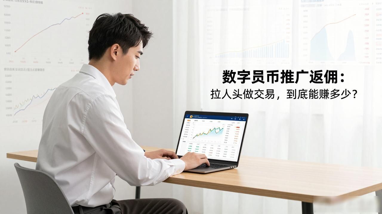 数字货币推广返佣：拉人头做交易，到底能赚多少？