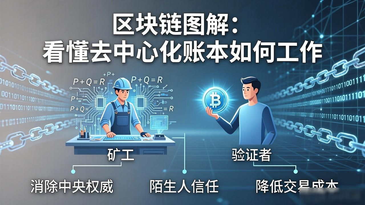 区块链图解：看懂去中心化账本如何工作