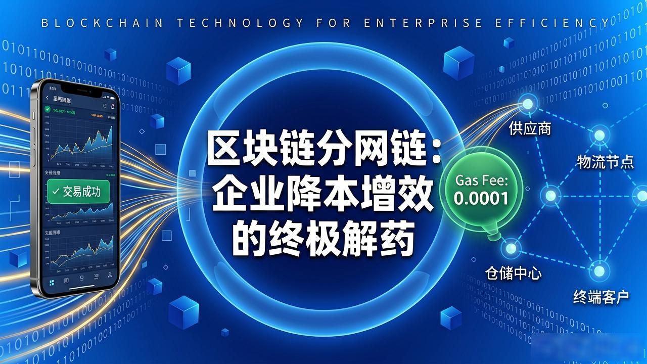 区块链分网链：企业降本增效的终极解药