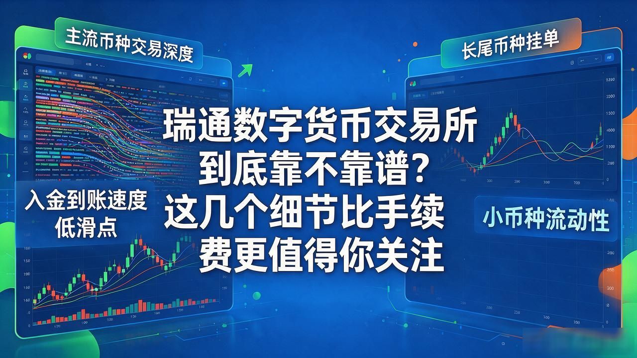 瑞通数字货币交易所到底靠不靠谱？这几个细节比手续费更值得你关注