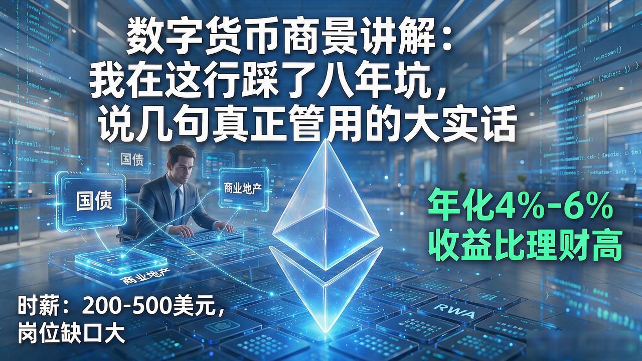 数字货币商机讲解：我在这行踩了八年坑，说几句真正管用的大实话