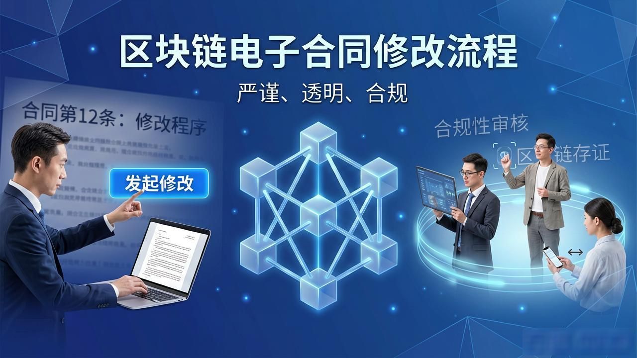 区块链电子合同怎么改？法务人必看避坑指南