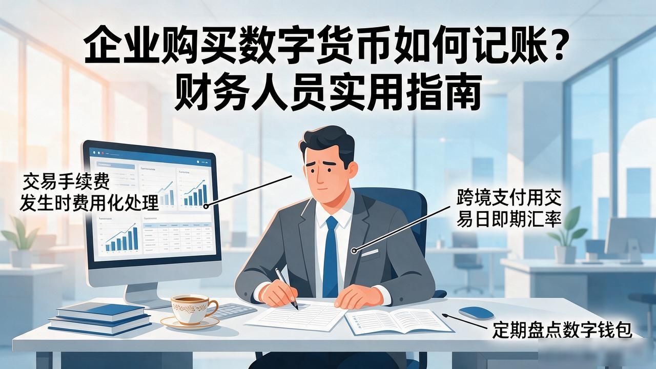 企业购买数字货币如何记账？财务人员实用指南