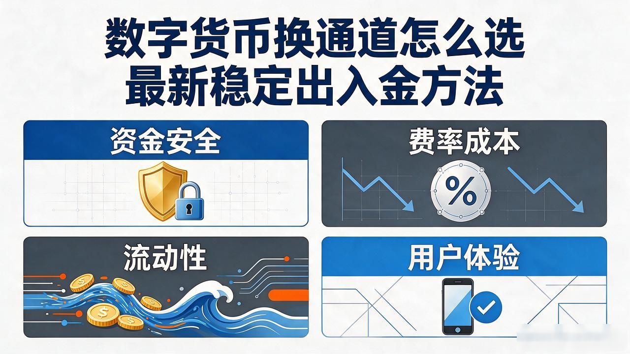 数字货币换通道怎么选 最新稳定出入金方法