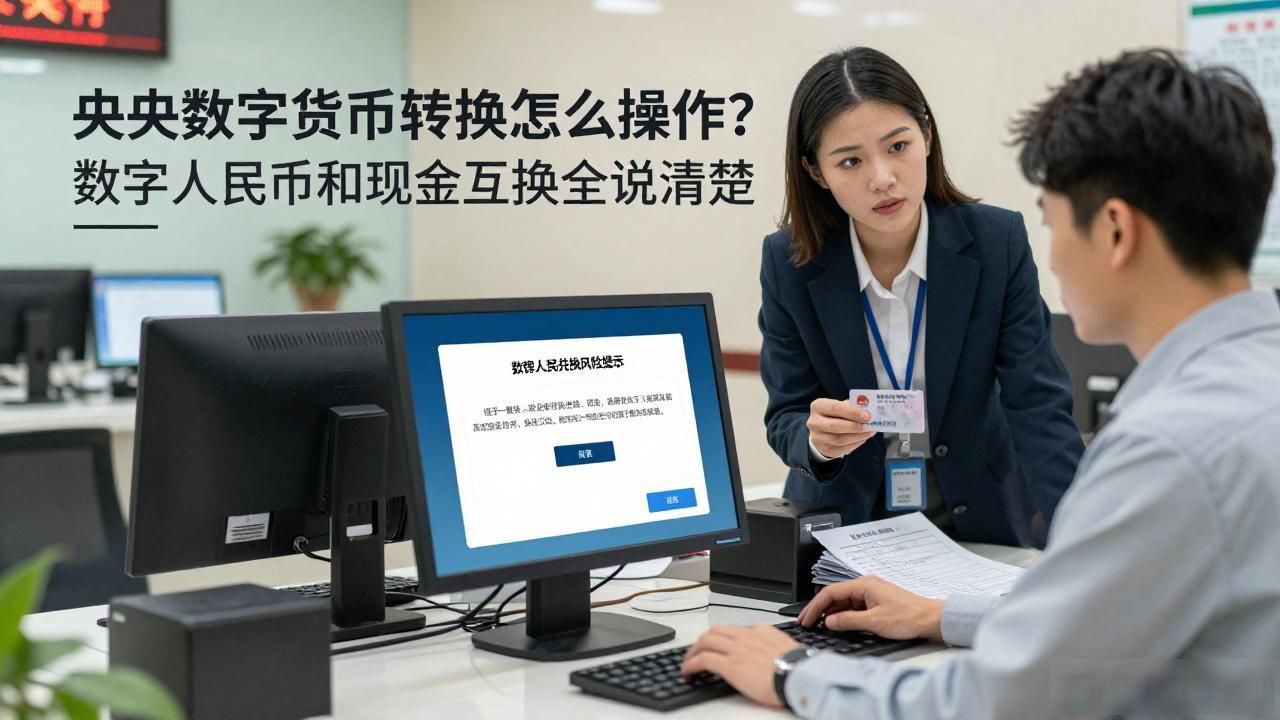 央行数字货币转换怎么操作？数字人民币和现金互换全说清楚