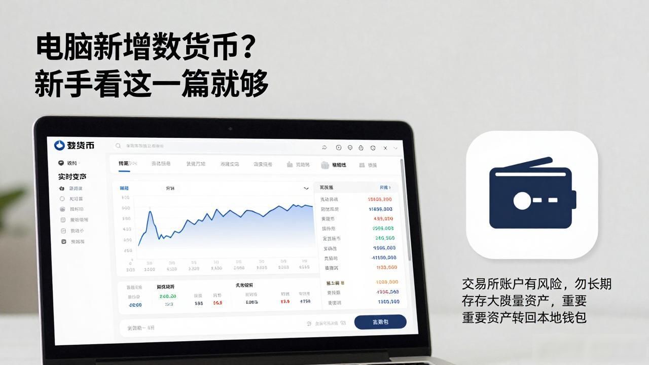 电脑新增数字货币？新手看这一篇就够