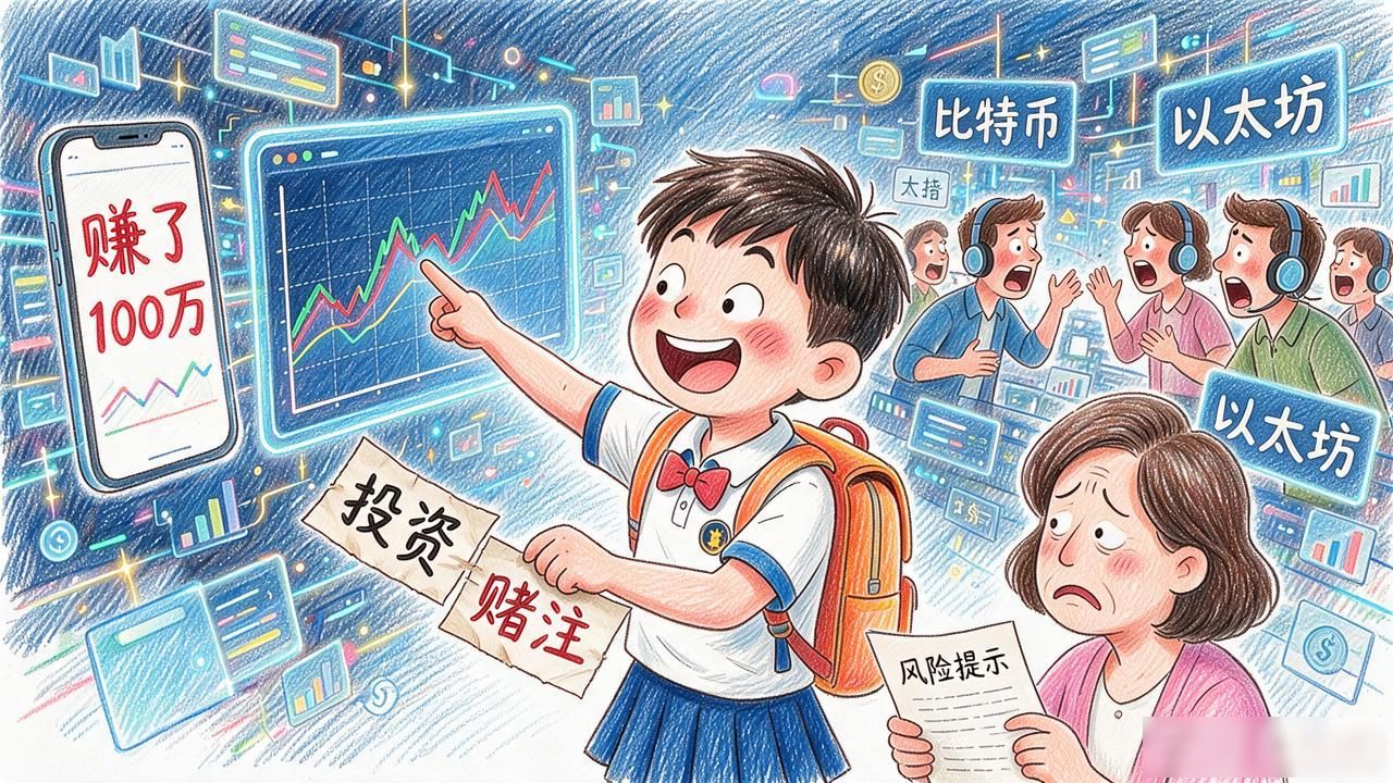 小学生碰数字货币，家长该管管了