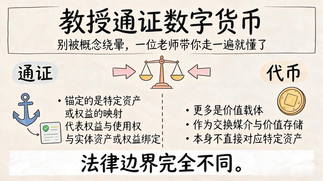 教授通证数字货币：别被概念绕晕，一位老师带你走一遍就懂了