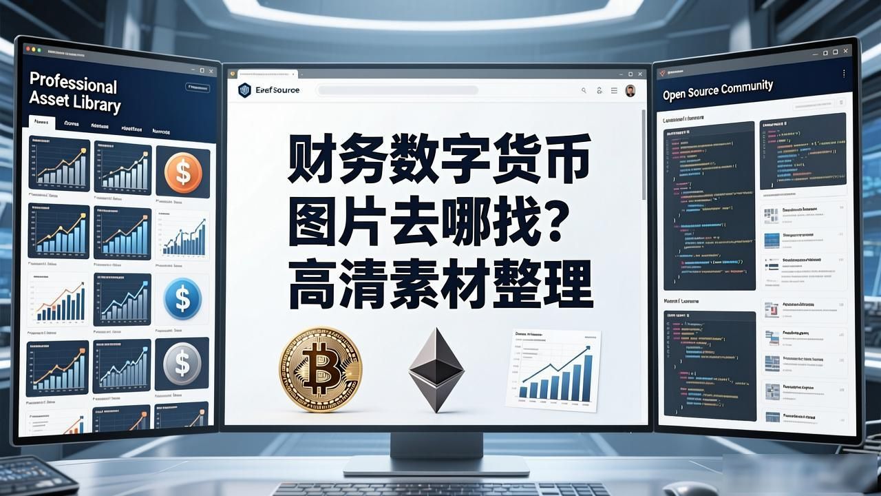 财务数字货币图片去哪找？高清素材整理