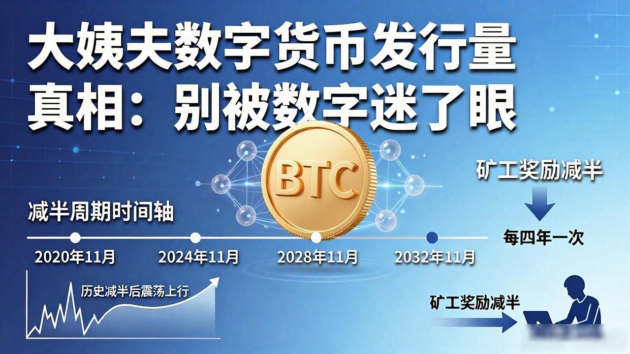 大姨夫数字货币发行量真相：别被数字迷了眼