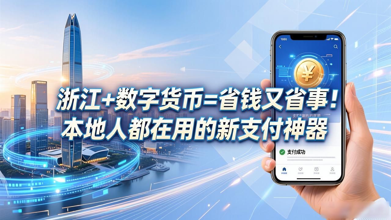 浙江+数字货币=省钱又省事！本地人都在用的新支付神器