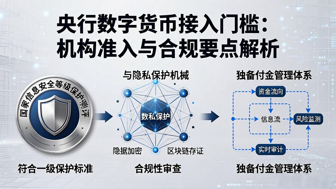 央行数字货币接入门槛：机构准入与合规要点解析
