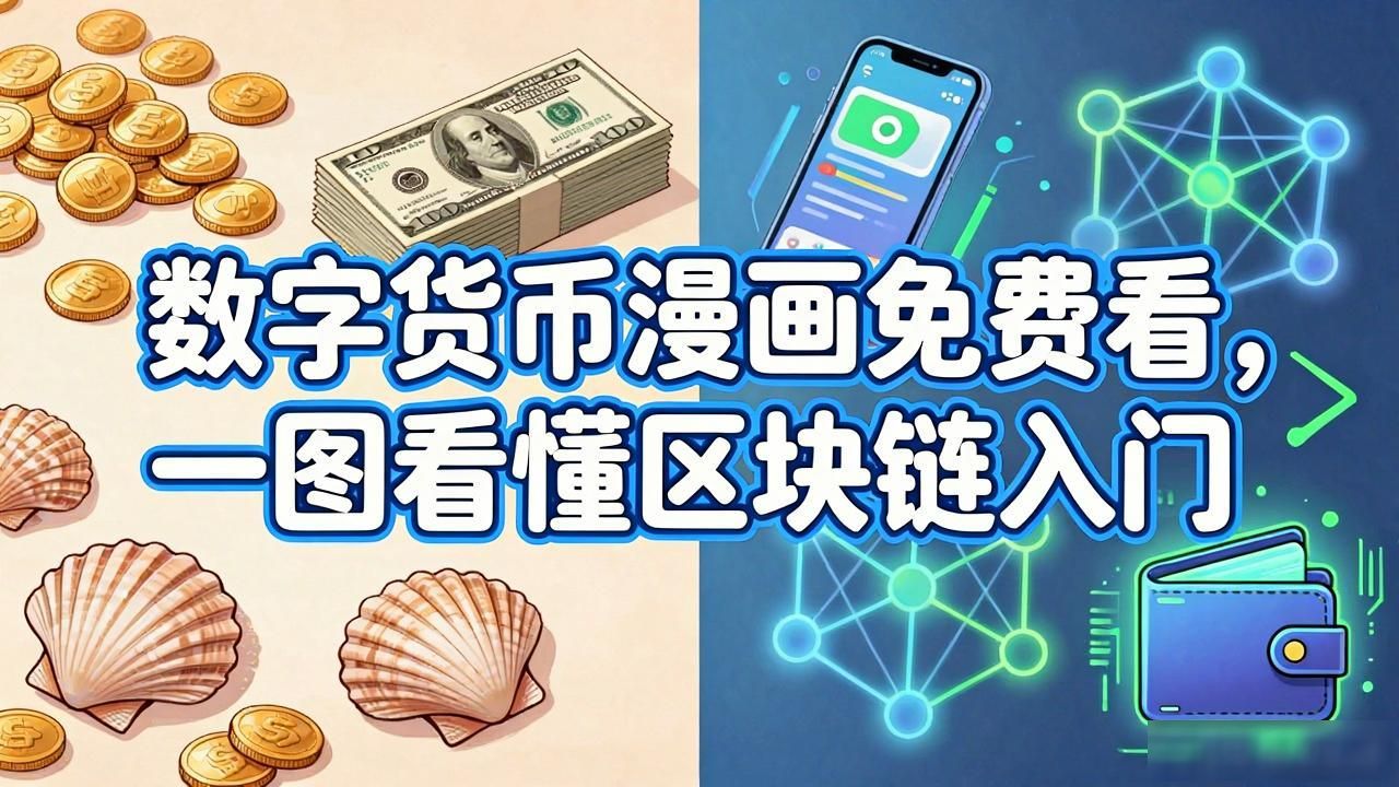 数字货币漫画免费看，一图看懂区块链入门
