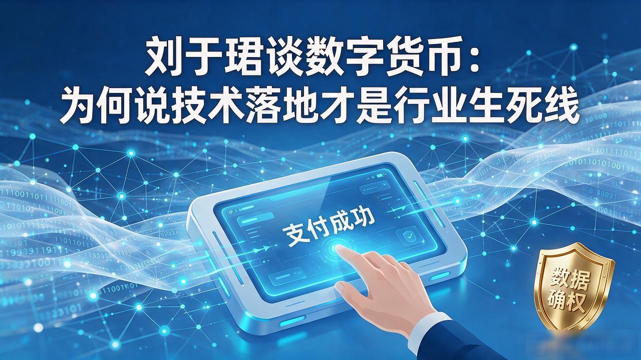刘于珺谈数字货币：为何说技术落地才是行业生死线